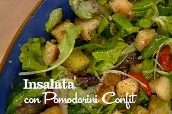 Insalata con pomodori confit - I men di Benedetta