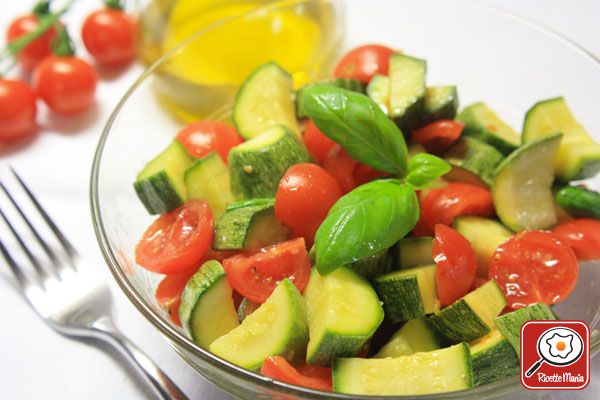 Insalata di zucchine e pomodorini