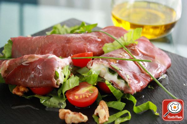 Involtini di bresaola con gorgonzola