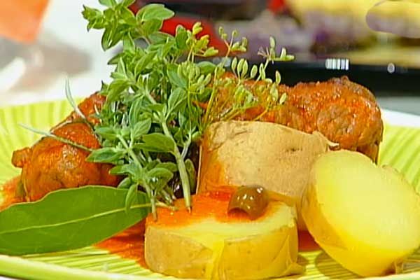 Ricetta Involtini di manzo ai profumi del Meriterraneo - Sergio Barzetti Involtini di manzo ai profumi del Meriterraneo - Sergio Barzetti