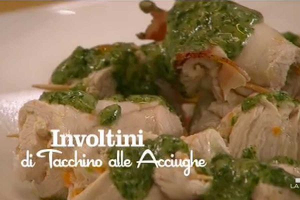 Involtini di tacchino alle acciughe - I men di Benedetta