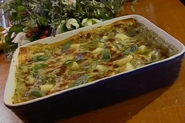 Lasagne al pesto - cotto e mangiato