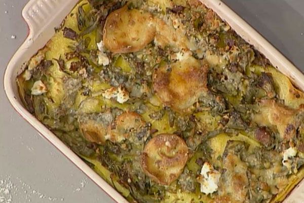 Lasagne di carciofi ai formaggi  - Anna Moroni