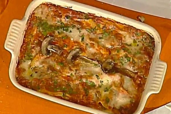 Lasagne ai funghi e speck - Antonella Clerici