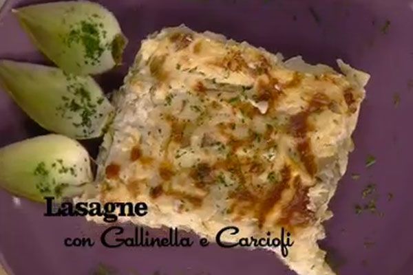 Lasagne di gallinella con i carciofi - I men di Benedetta