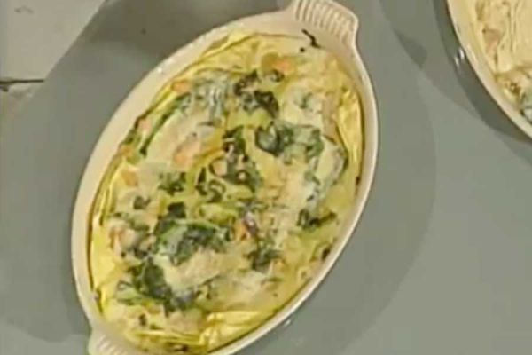 Lasagne con salmone e broccoletti - Antonella Clerici