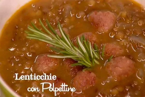 Lenticchie con polpettine - I men di Benedetta