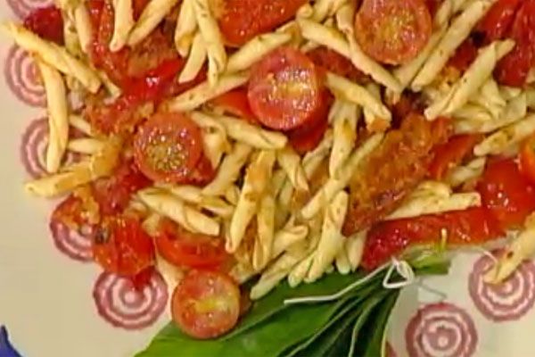 Maccheroncini con sinfonia di pomodoro - Palma D'Onofrio