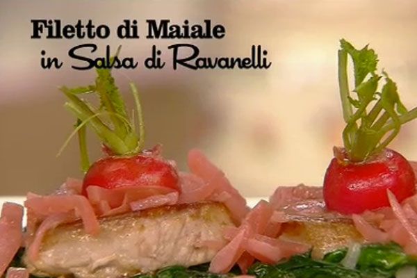 Filetto di maiale in salsa di ravanelli - I men di Benedetta