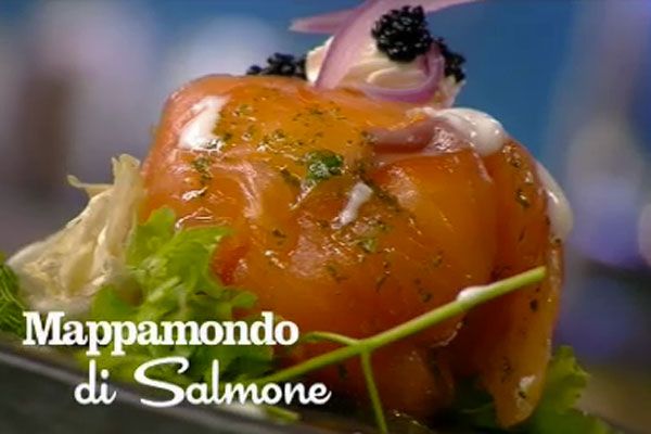 Mappamondo di salmone - I men di Benedetta