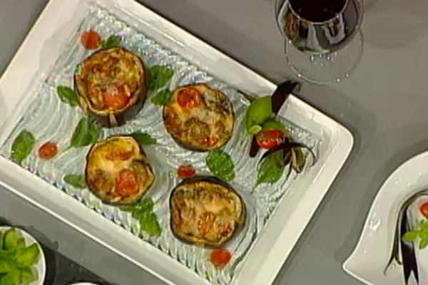 Garganelli con melanzane pomodorini e mozzarella di bufala - Sergio Barzetti