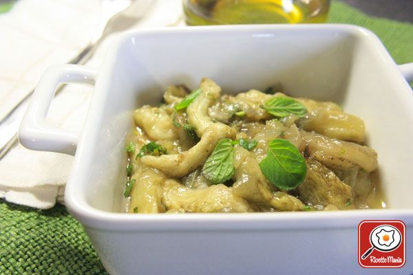 Melanzane alla menta al vapore