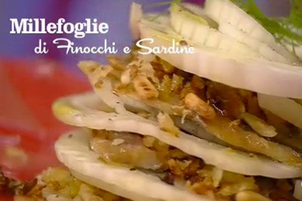 Millefoglie di finocchi e sardine - I men di Benedetta