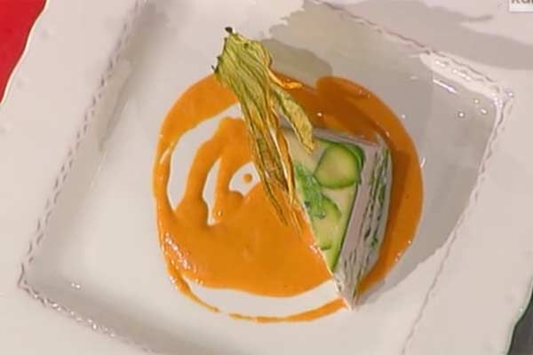 Millefoglie di zucchine con prosciutto cotto - Andrea Ribaldone