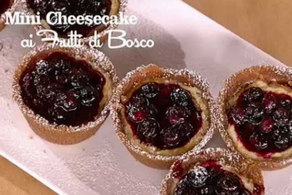 Mini cheesecake ai frutti di bosco - I men di Benedetta