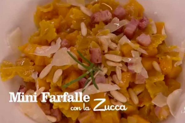 Mini farfalle con la zucca - I men di Benedetta