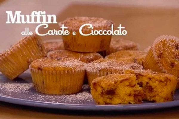 Muffin alle carote e cioccolato - I men di Benedetta