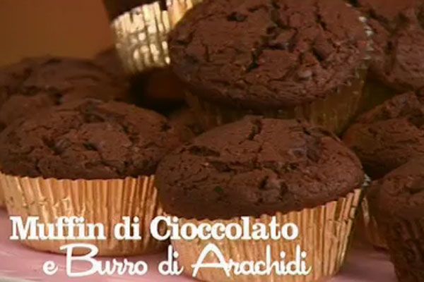 Muffin di cioccolato e burro di arachidi - I men di Benedetta