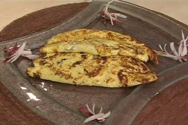 Omelette radicchio e taleggio - cotto e mangiato