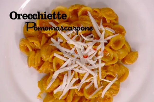 Orecchiette al pomomascarpone - I men di Benedetta