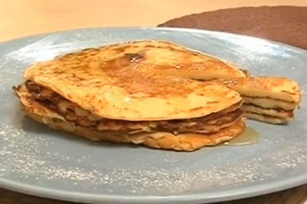 Pancake alla ricotta - cotto e mangiato