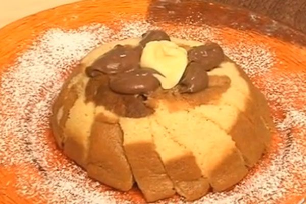 Pandoro a zuccotto - cotto e mangiato