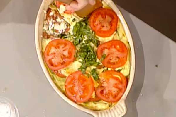 Parmigiana fredda di zucchine e pomodori confit - Anna Moroni
