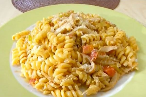 Ricetta Pasta funghi e acciughe - cotto e mangiato Pasta funghi e acciughe - cotto e mangiato