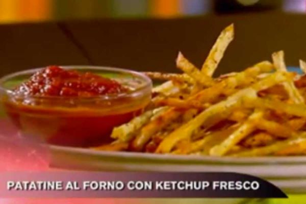 Patatine al forno con ketchup fresco - Cucina con Buddy