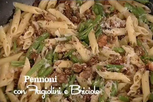 Pennoni con fagiolini e briciole - I men di Benedetta