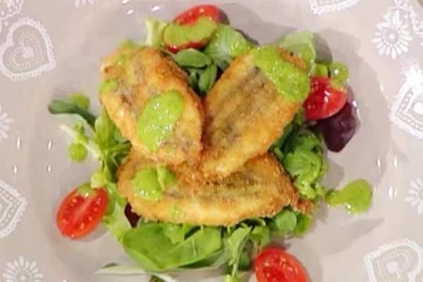 Petali di alici fritte al pesto di salvia - Sergio Barzetti