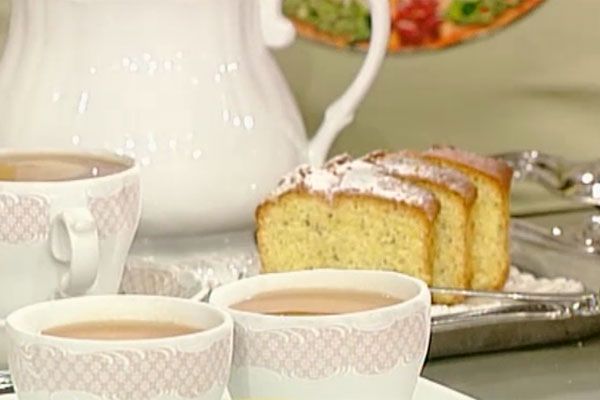 Plumcake al limone e t verde - Sal De Riso