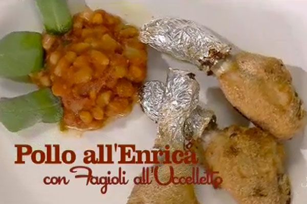 Pollo all'Enrica con fagioli all'uccelletto - I men di Benedetta