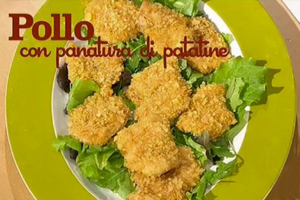 Pollo con panatura di patatine - I men di Benedetta