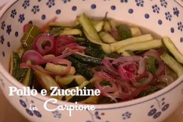 Pollo e zucchine in carpione - I menú di Benedetta