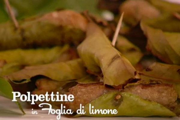 Polpettine in foglia di limone - I men di Benedetta