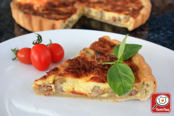 Quiche di castagne e salsiccia