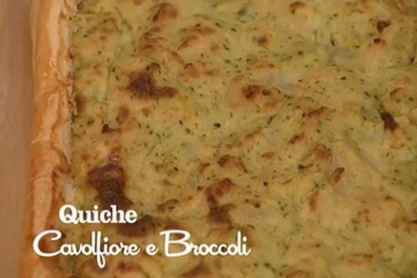 Quiche cavolfiori e broccoli - I men di Benedetta