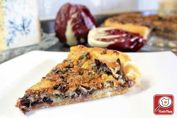 Quiche di radicchio e gorgonzola