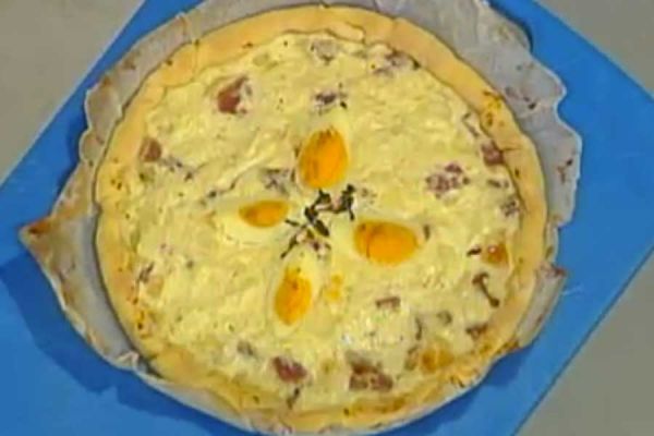 Ricetta Quiche di salame e ricotta - Antonella Clerici Quiche di salame e ricotta - Antonella Clerici