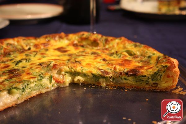 Quiche di zucchine e gorgonzola