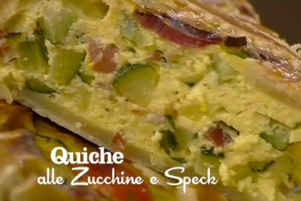 Quiche di zucchine e speck - I men di Benedetta