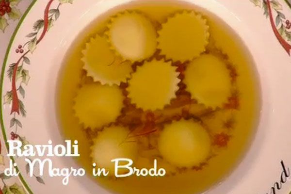 Ravioli di magro in brodo - I men di Benedetta