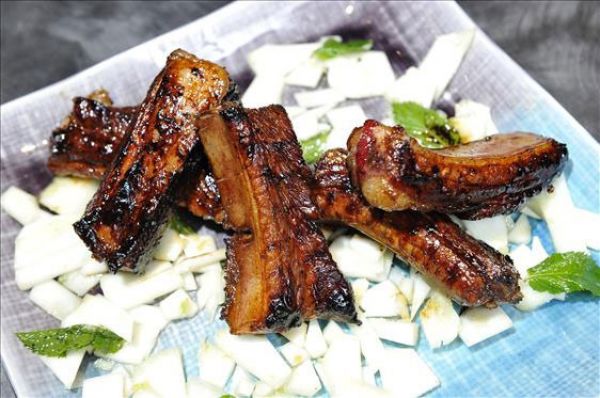 Ribs con insalata di cedri - Alessandro Borghese