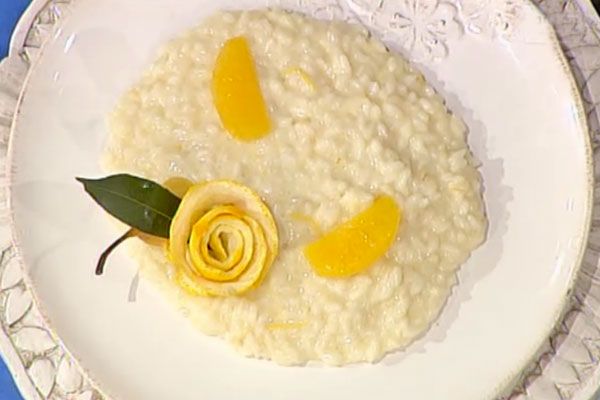 Risotto all'arancia con pere Martin Sec e mantecato al taleggio - Sergio Barzetti