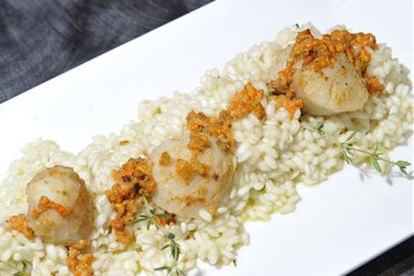 Risotto con le capesante - Alessandro Borghese