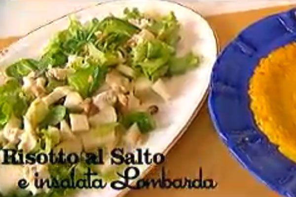 Risotto al salto e insalata lombarda - I men di Benedetta