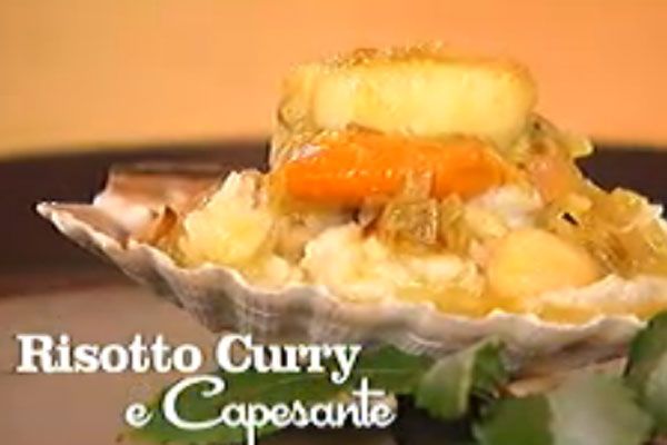 Risotto curry e capesante - I men di Benedetta