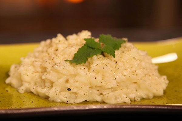 Risotto alla liquirizia - Alessandro Borghese