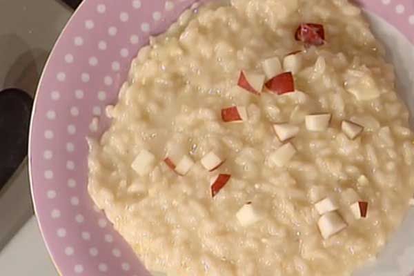 Risotto con le mele e camembert - Sergio Barzetti